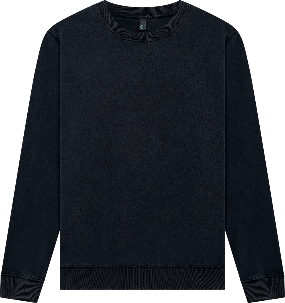 EP302-SBL3 - Sweatshirt - Stone Washed Black