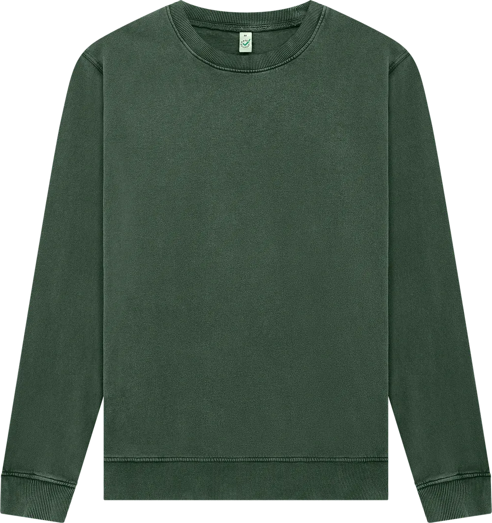EP302-SGR3 - Sweatshirt - Stone Washed Green