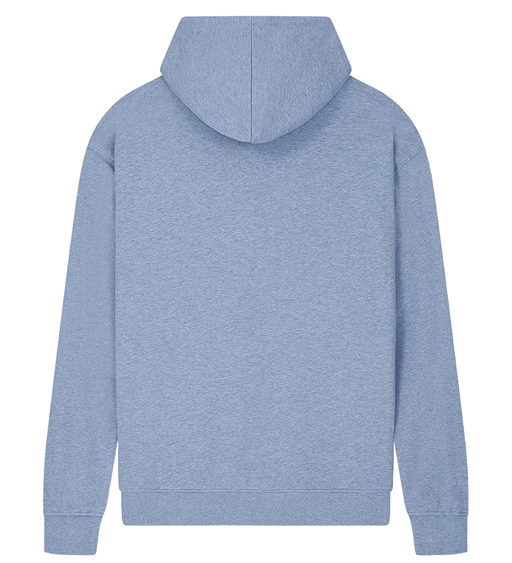EP304-LBHE4 - Half Zip Hoodie - Light Blue Heather