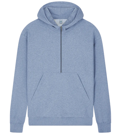 EP304-LBHE4 - Half Zip Hoodie - Light Blue Heather
