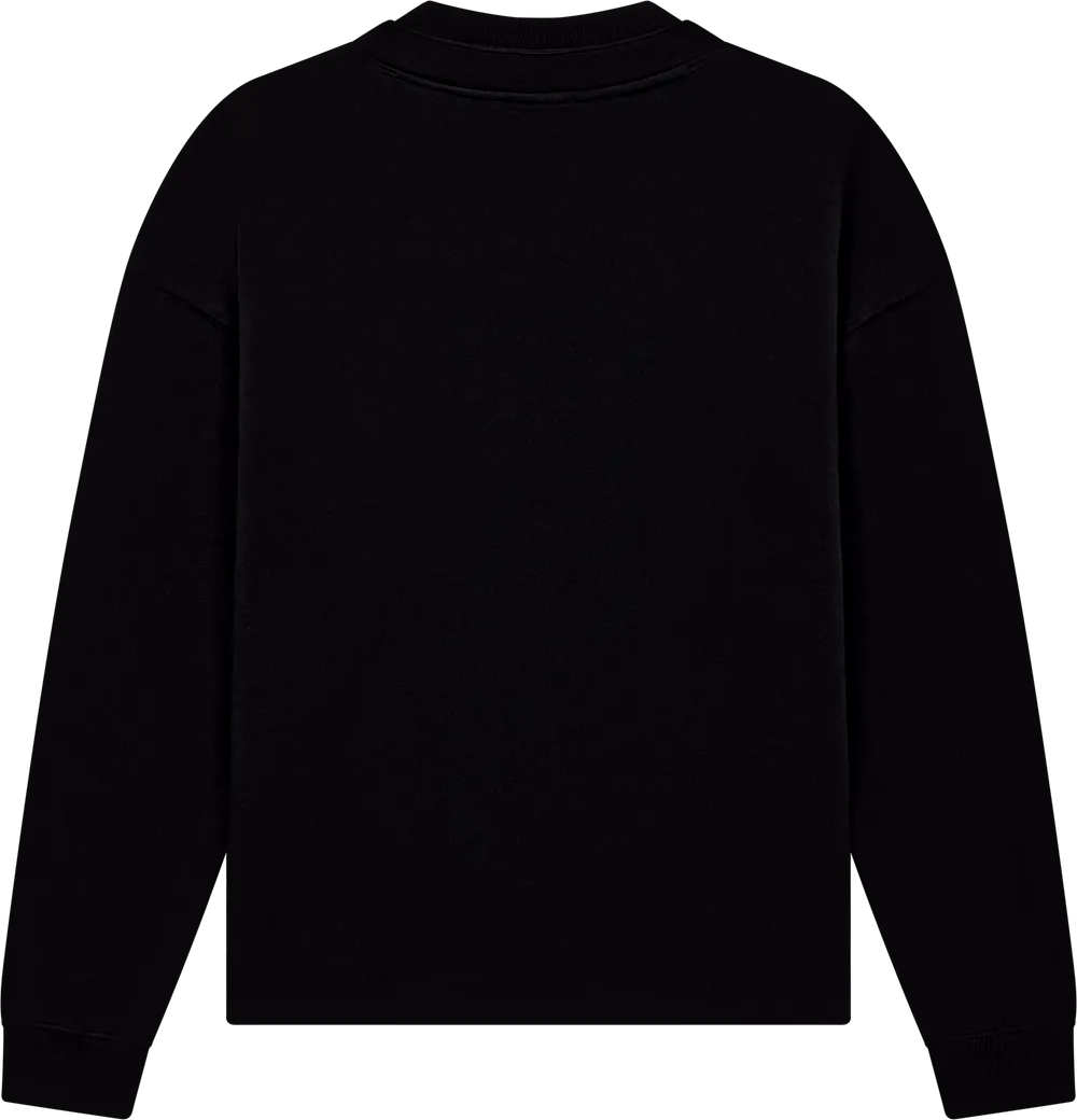 EP305-BL4 - Mock Neck Sweatshirt - Black