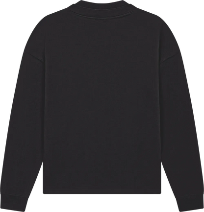 EP305-SUBL4 - Mock Neck Sweatshirt - Sueded Black