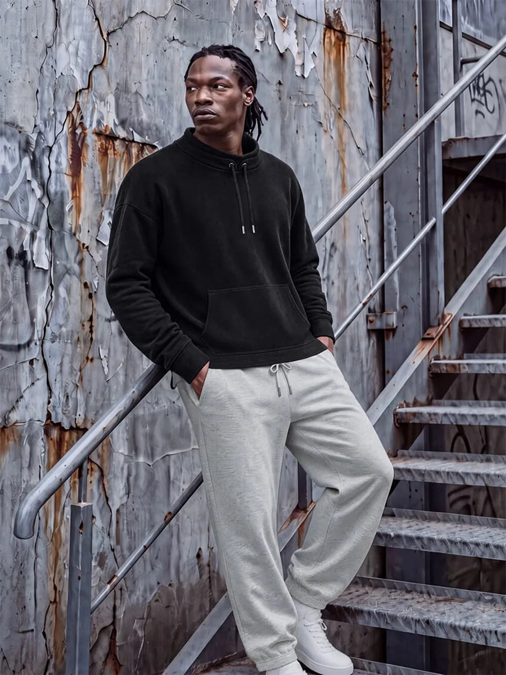 EP305 - Mock Neck Sweatshirt