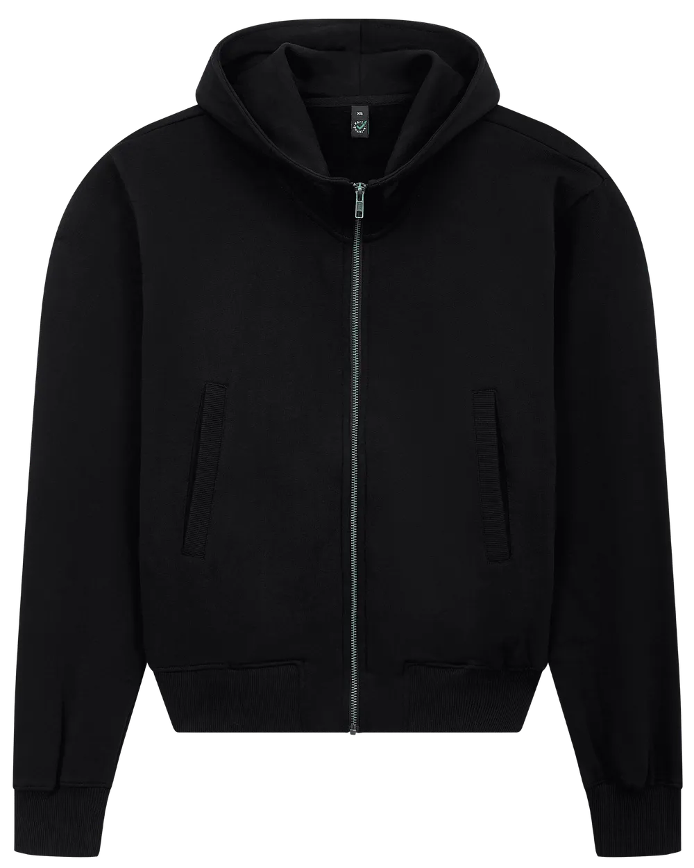 EP306-BL3 - Bomber Jacket Hoodie - Black