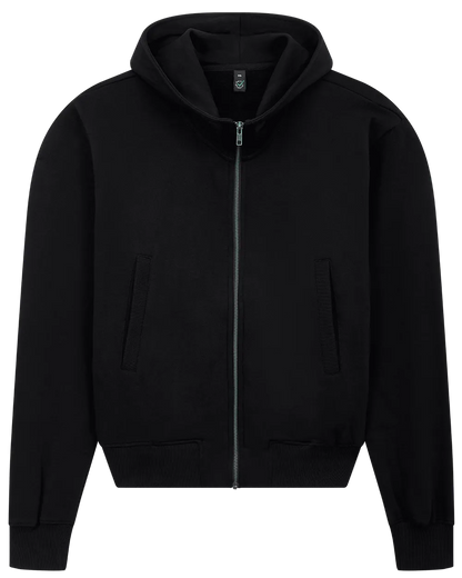 EP306-BL0 - Bomber Jacket Hoodie - Black