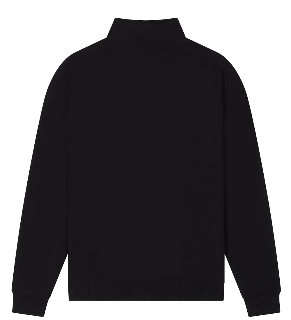 EP307-BL3 - 1/4 Zip Sweatshirt - Black