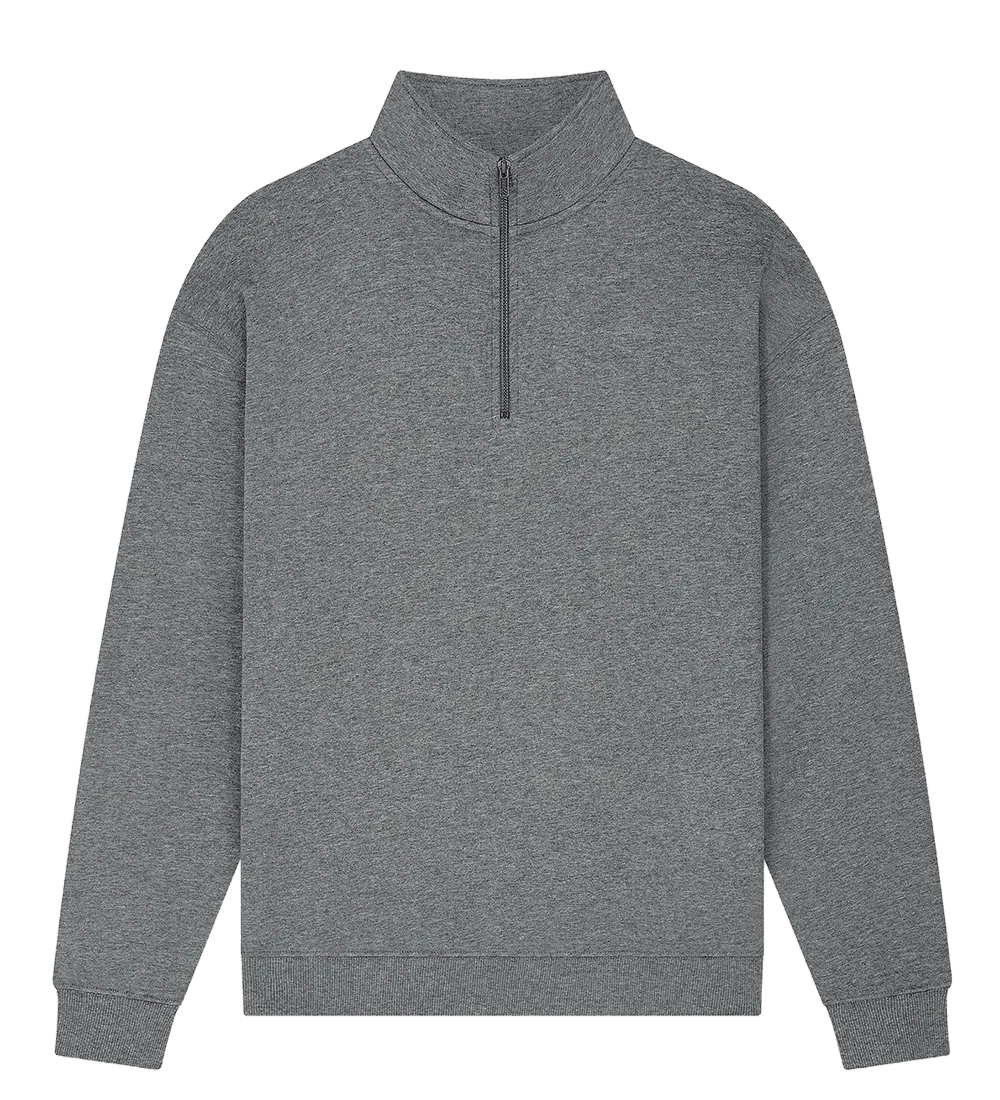 EP307-DHE2 - 1/4 Zip Sweatshirt - Dark Heather