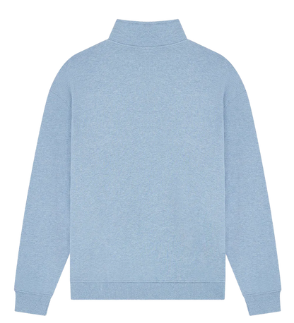 EP307-LBHE6 - 1/4 Zip Sweatshirt - Light Blue Heather