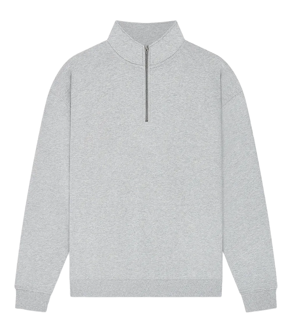 EP307-LHE1 - 1/4 Zip Sweatshirt - Light Heather