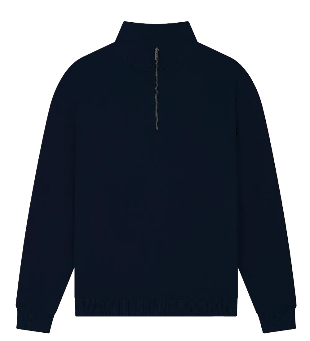 EP307-NA0 - 1/4 Zip Sweatshirt - Dark Navy