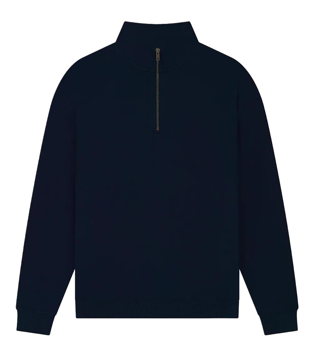 EP307-NA0 - 1/4 Zip Sweatshirt - Dark Navy