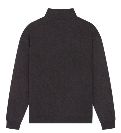 EP307-BLHE0 - 1/4 Zip Sweatshirt - Black Heather