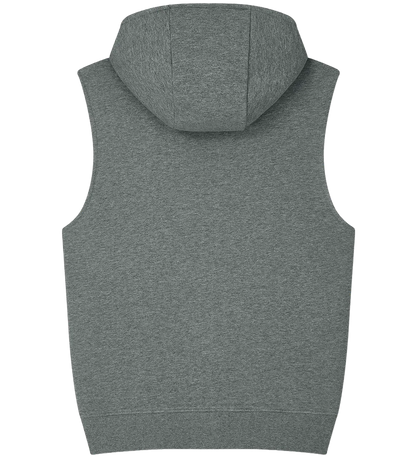 EP309-DHE1 - Sleeveless Full Zip Hoodie - Dark Heather