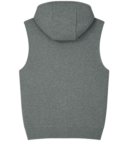 EP309-DHE5 - Sleeveless Full Zip Hoodie - Dark Heather