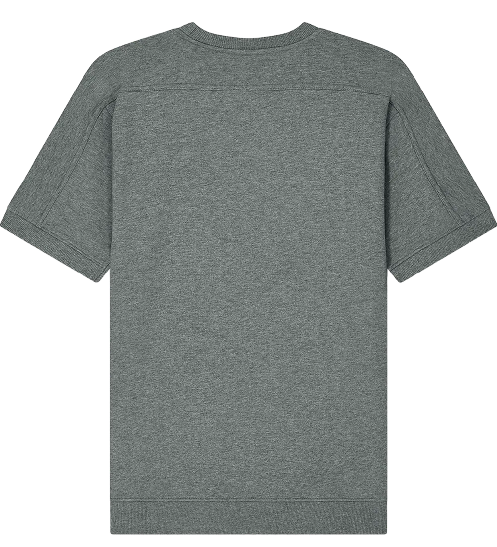 EP312-DHE2 - Short Sleeve Sweatshirt - Dark Heather