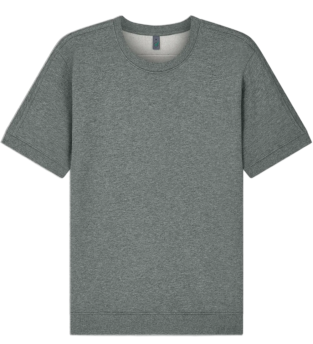 EP312-DHE2 - Short Sleeve Sweatshirt - Dark Heather