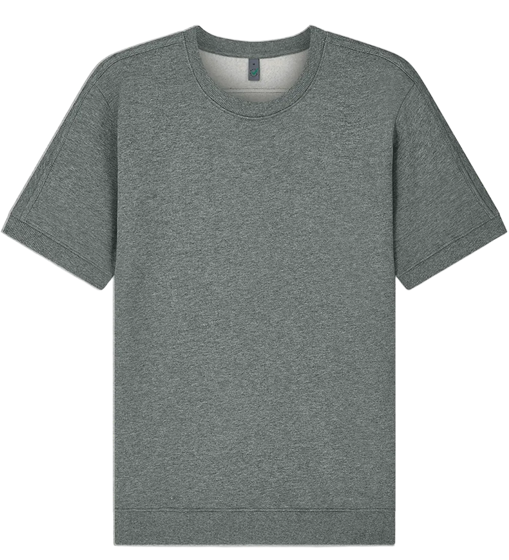 EP312-DHE2 - Short Sleeve Sweatshirt - Dark Heather