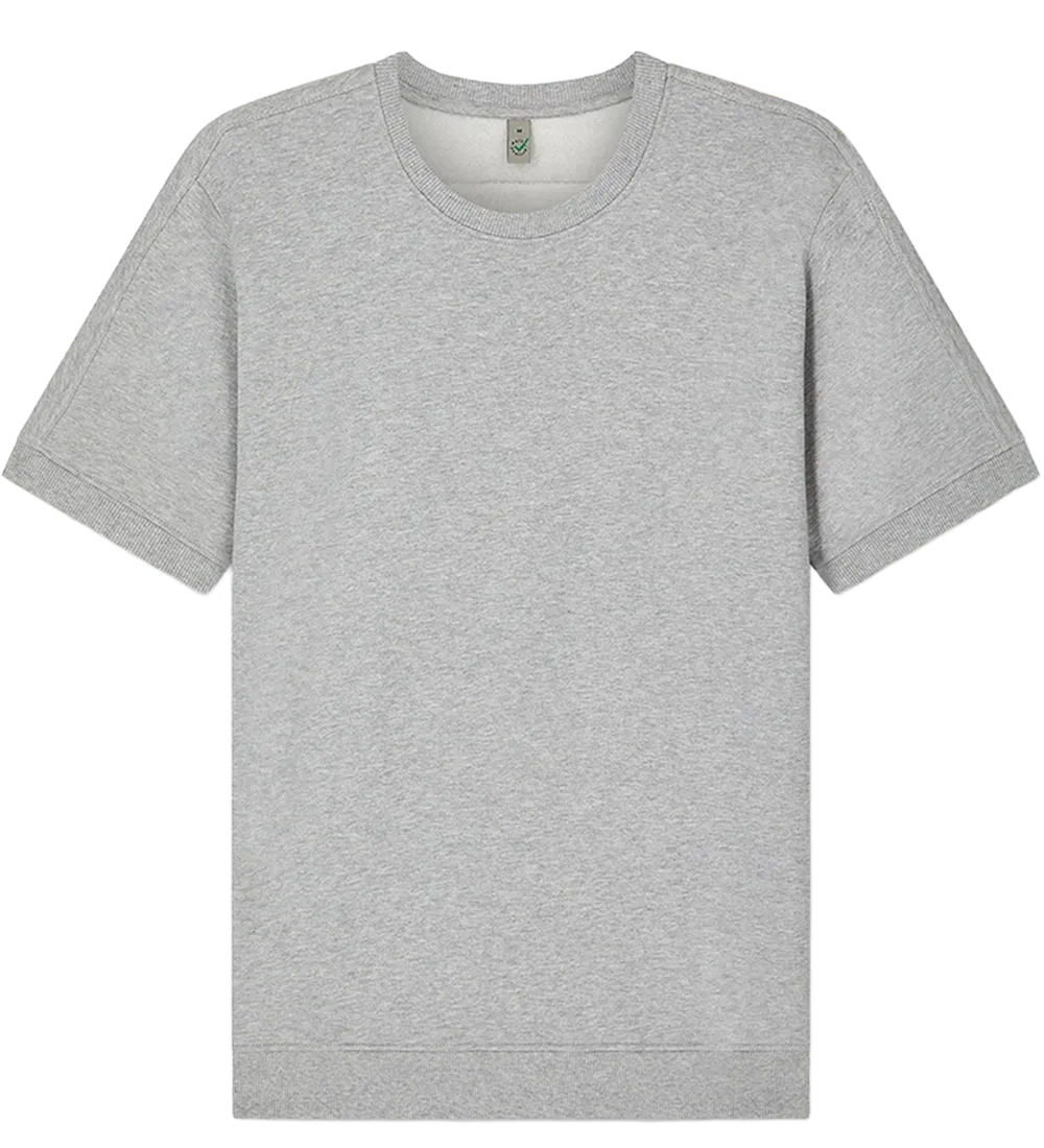 EP312-LHE5 - Short Sleeve Sweatshirt - Light Heather