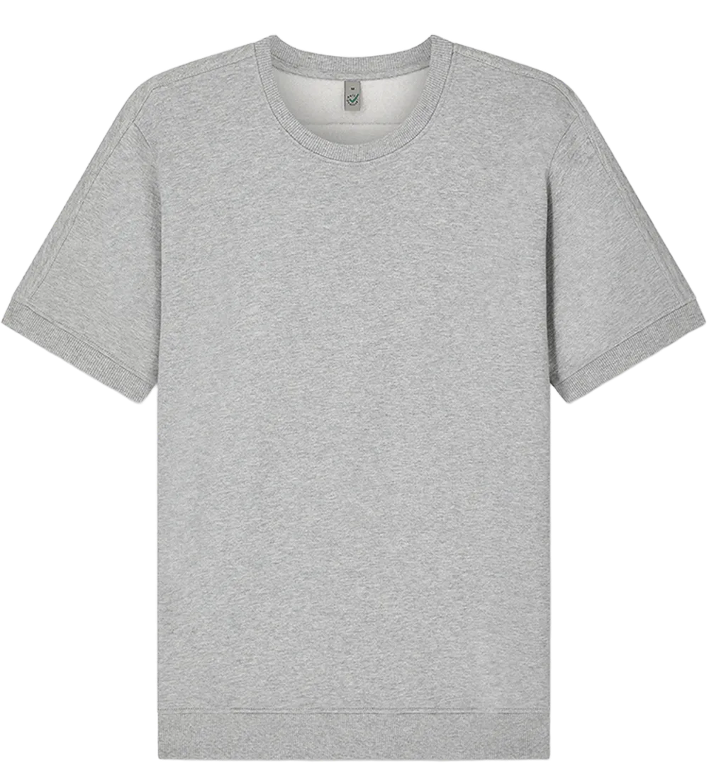 EP312-LHE4 - Short Sleeve Sweatshirt - Light Heather