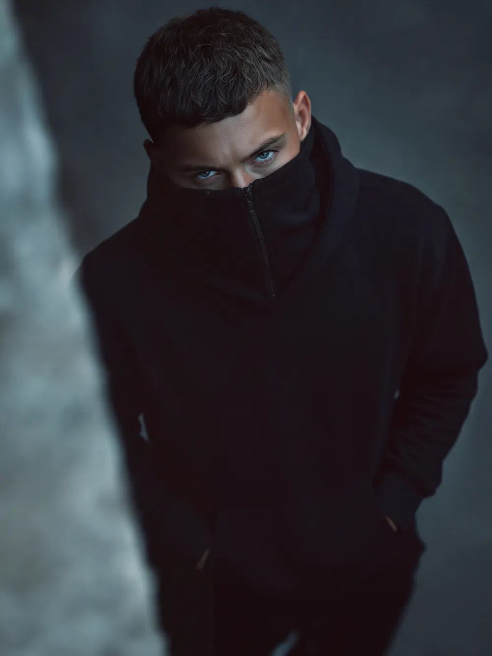 EP313 - Super High Neck Hoodie