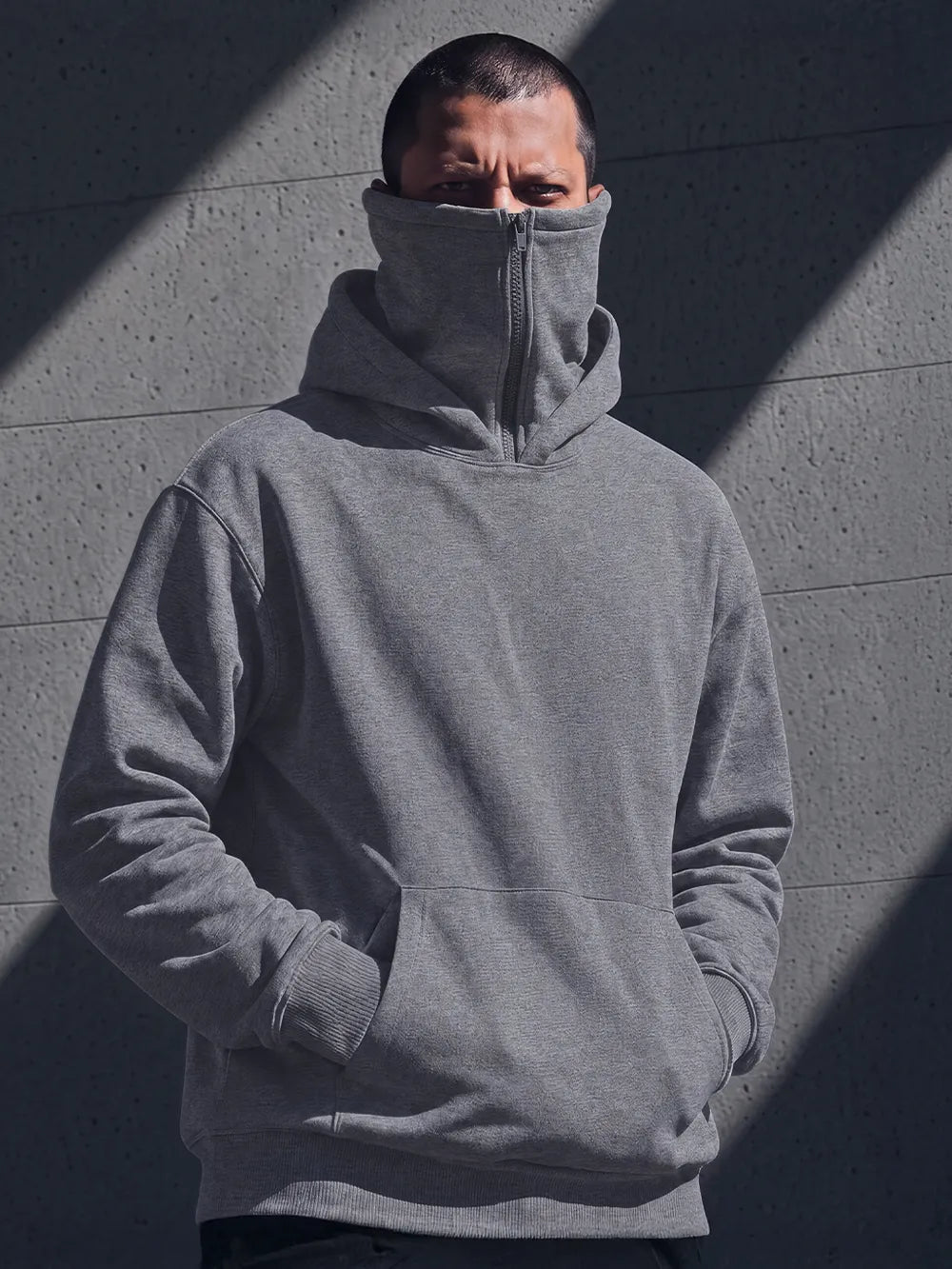 EP313 - Super High Neck Hoodie