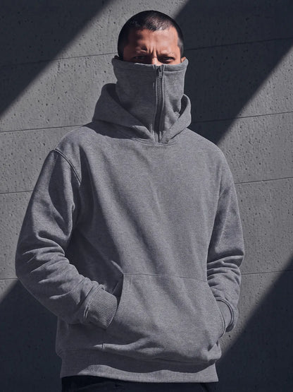 EP313 - Earth Positive® Super High Neck Hoodie – Organic, Ethical