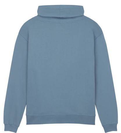 EP315-SUBD3 - Women's Funnel Neck Sweatshirt - Sueded Blue Dusk