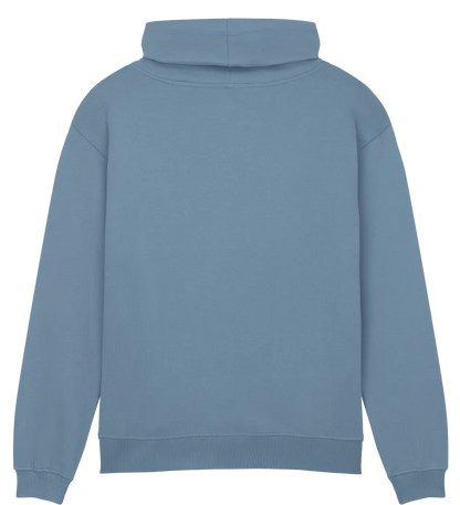 EP315-SUBD3 - Women's Funnel Neck Sweatshirt - Sueded Blue Dusk