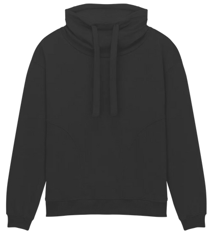 EP315-SUBL1 - Women's Funnel Neck Sweatshirt - Sueded Black