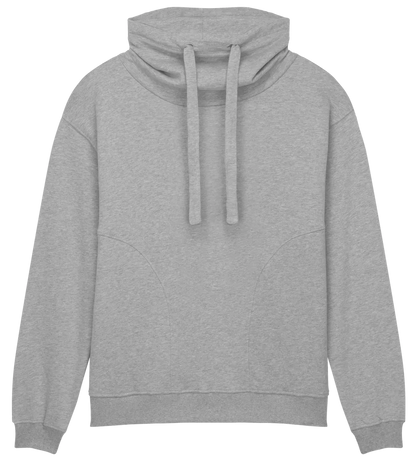 EP315-SULHE4 - Women's Funnel Neck Sweatshirt - Sueded Light Heather