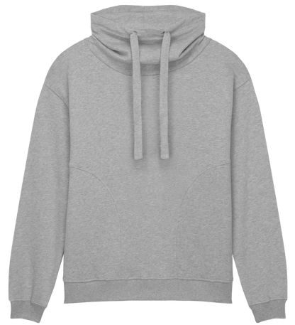 EP315-SULHE4 - Women's Funnel Neck Sweatshirt - Sueded Light Heather