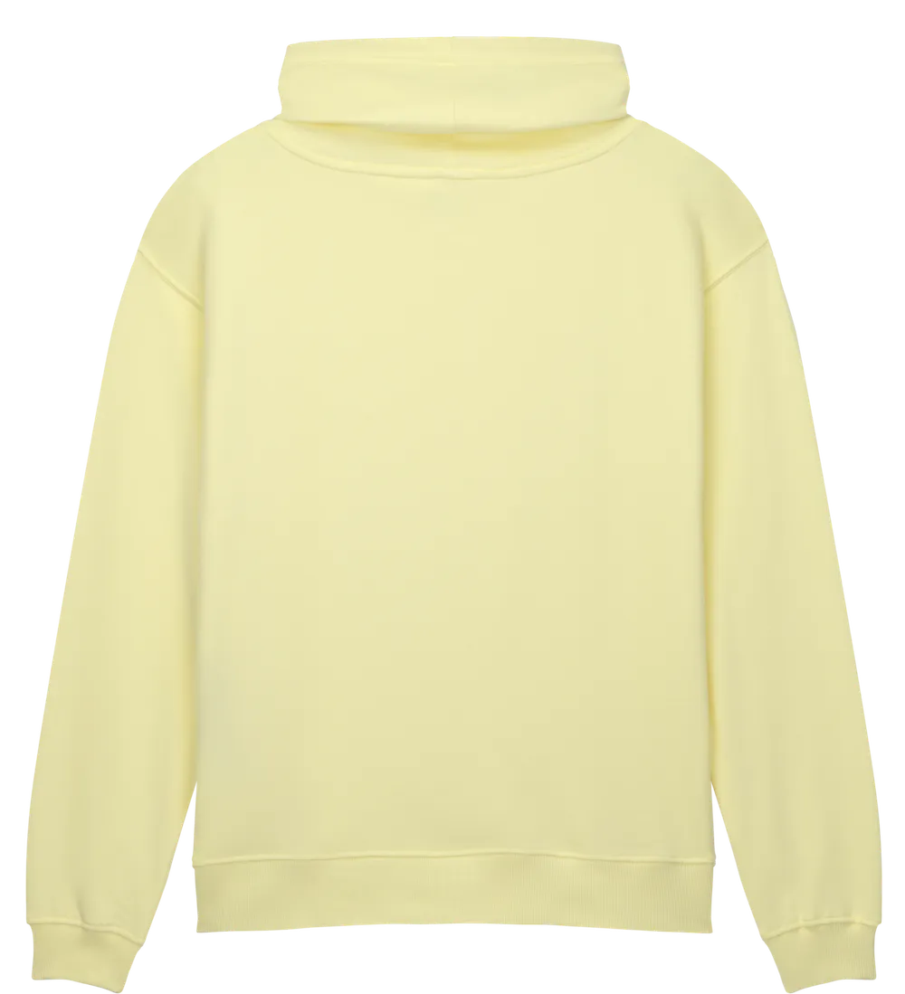 EP315-SUPLE1 - Women's Funnel Neck Sweatshirt - Sueded Pale Lemon