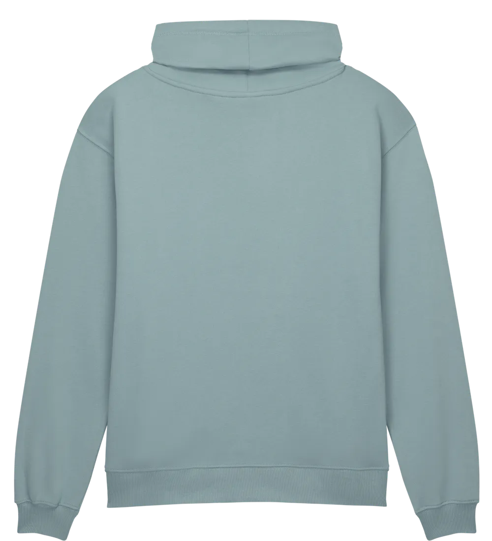 EP315-SUSLGR1 - Women's Funnel Neck Sweatshirt - Sueded Slate Green