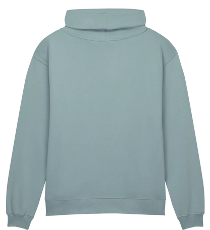 EP315-SUSLGR1 - Women's Funnel Neck Sweatshirt - Sueded Slate Green