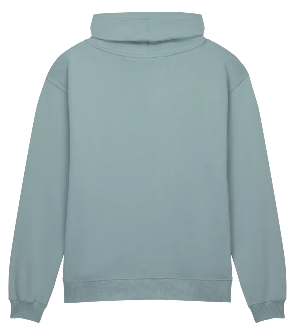 EP315-SUSLGR2 - Women's Funnel Neck Sweatshirt - Sueded Slate Green