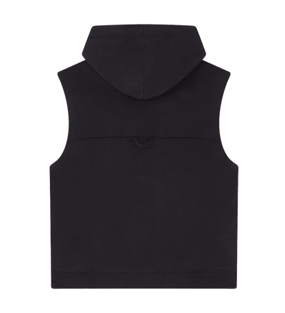 EP316-SUBL1 - Women's Athleisure Hooded Tank - Sueded Black