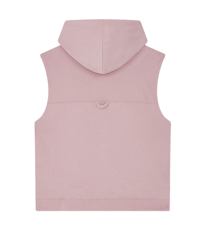 EP316-SUPR4 - Women's Athleisure Hooded Tank - Sueded Miami Pink