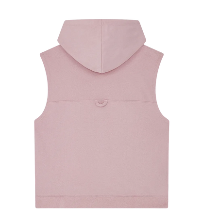EP316-SUPR2 - Women's Athleisure Hooded Tank - Sueded Miami Pink