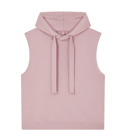 EP316-SUPR4 - Women's Athleisure Hooded Tank - Sueded Miami Pink