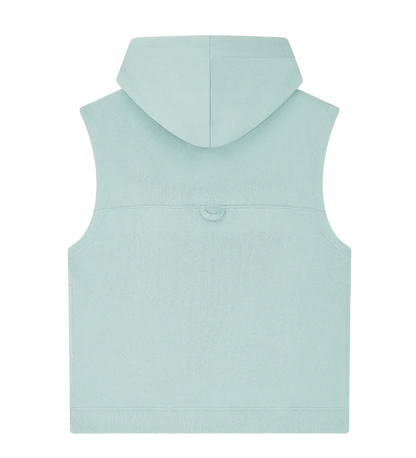EP316-SUSLGR4 - Women's Athleisure Hooded Tank - Sueded Slate Green