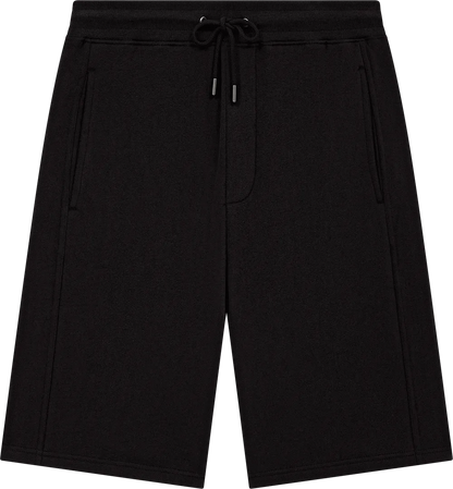 EP341-SUBL0 - Sweat Shorts - Sueded Black