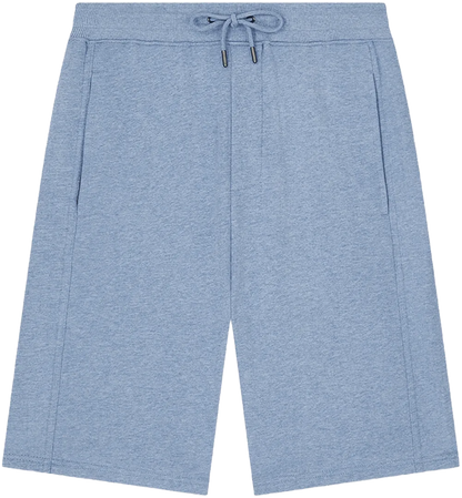 EP341-SULBHE1 - Sweat Shorts - Sueded Light Blue Heather