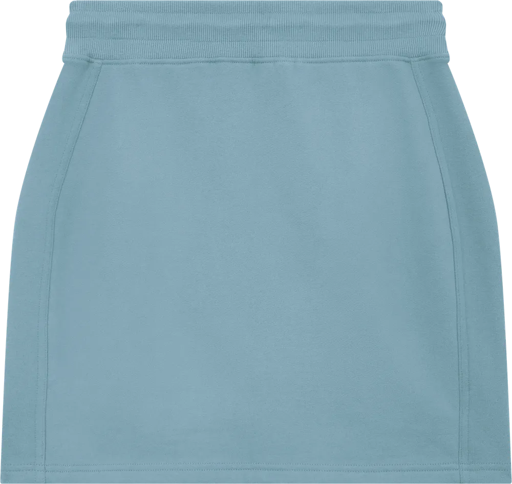 EP343-SUBD3 - Sweat Skirt - Sueded Blue Dusk