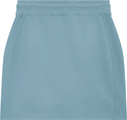 EP343-SUBD3 - Sweat Skirt - Sueded Blue Dusk