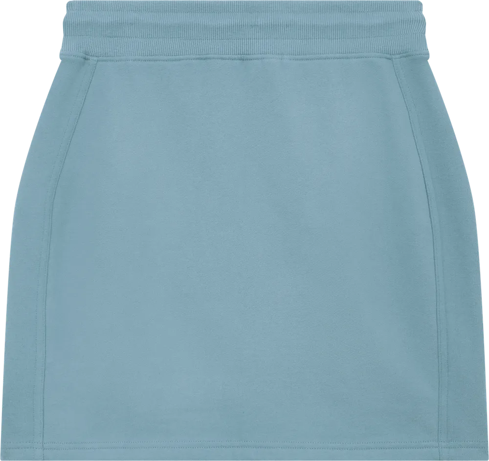 EP343-SUBD3 - Sweat Skirt - Sueded Blue Dusk
