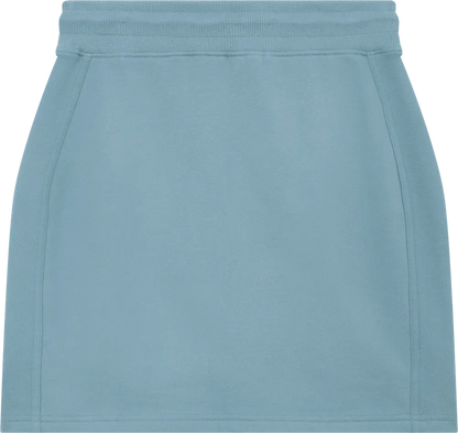 EP343-SUBD3 - Sweat Skirt - Sueded Blue Dusk