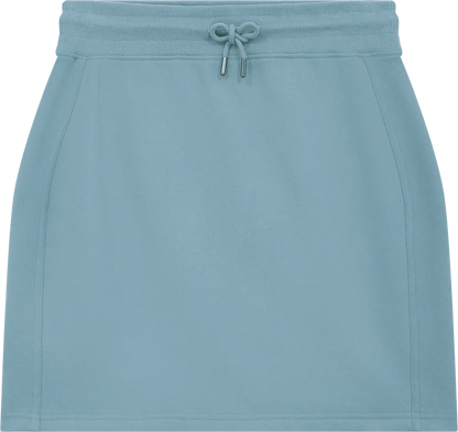 EP343-SUBD3 - Sweat Skirt - Sueded Blue Dusk