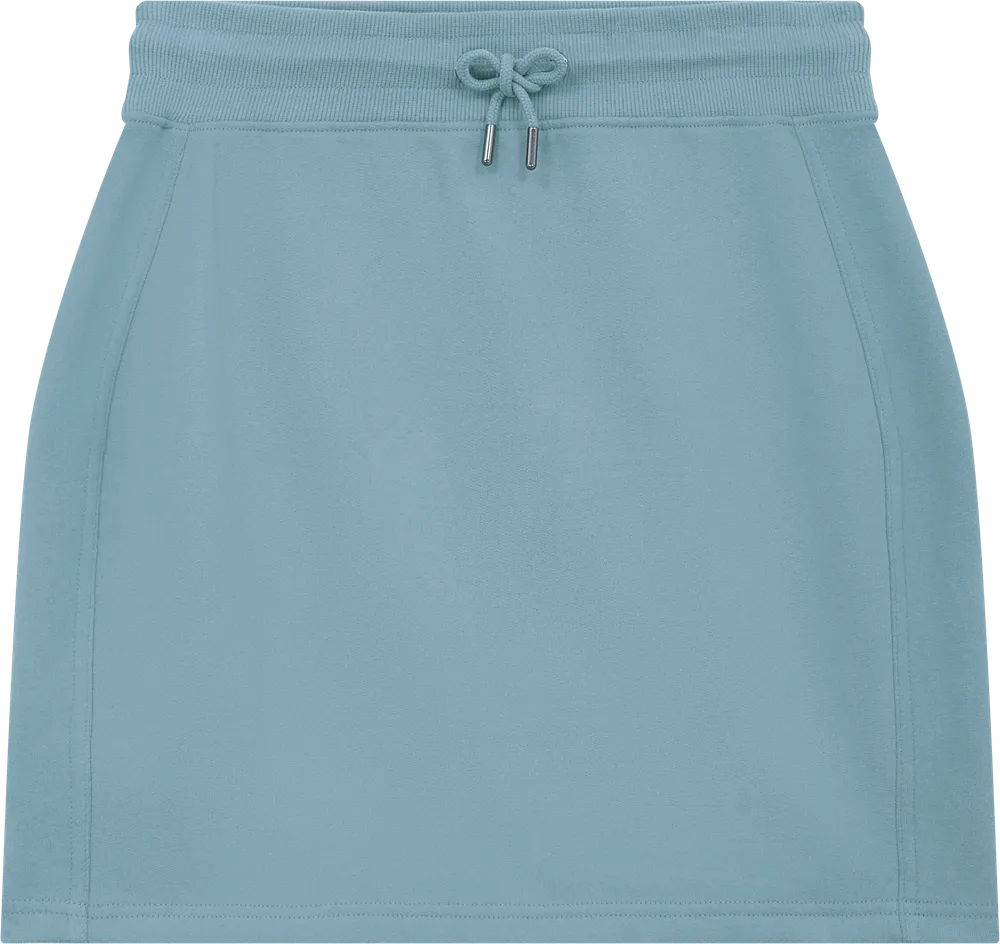 EP343-SUBD3 - Sweat Skirt - Sueded Blue Dusk