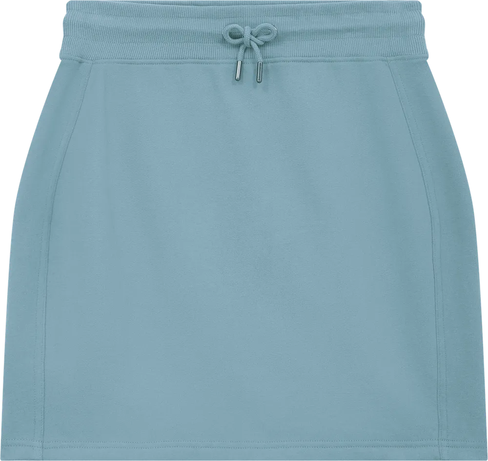 EP343-SUBD0 - Sweat Skirt - Sueded Blue Dusk