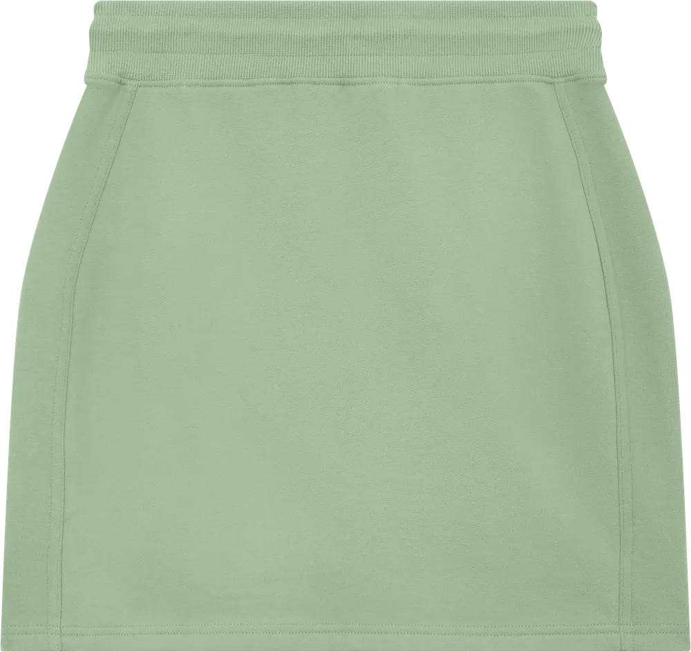EP343-SUBGR2 - Sweat Skirt - Sueded Bamboo Green